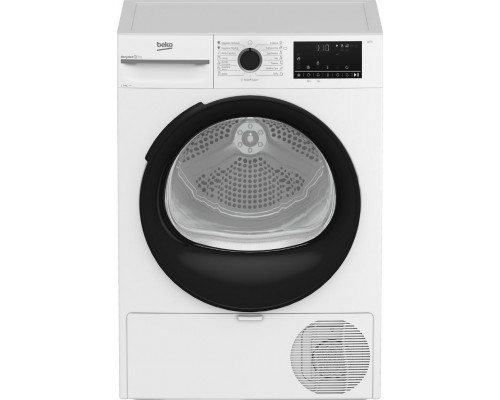 BEKO Dryer BM3T49230W A++, 9kg, Gylis 52.1 cm, Heat Pump