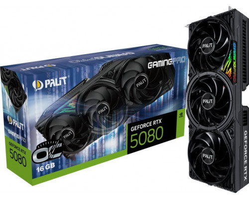 Palit GeForce RTX 5080 GamingPro OC 16GB GDDR7 (NE75080S19T2-GB2031A)