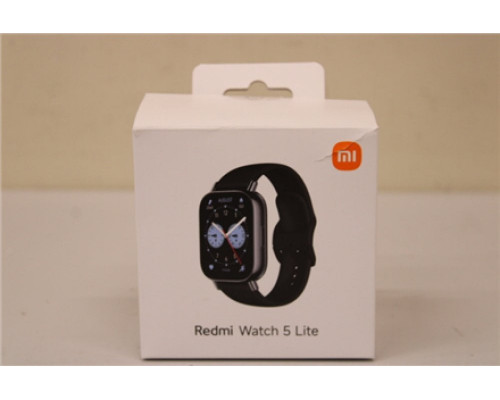 Redmi Watch 5 Lite | GPS (satellite) | AMOLED | 1.96” | DAMAGED PACKAGING, SCRATCHES ON BACK | Black