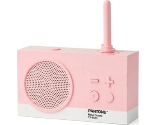 Lexon Tykho 3 X Bluetooth Radio Pantone Light Pink