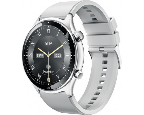 Smartwatch QCY GT3 S7 AMOLED 1.43" 3ATM (srebrny)
