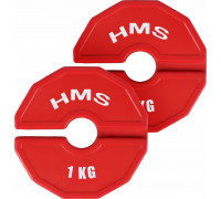 TSN100 DISKS SPĒKA TRENIŅU UN FITNESS APRĪKOJUNAM 2 x 1 KG HMS