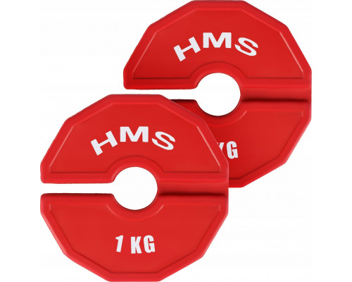 TSN100 DISKS SPĒKA TRENIŅU UN FITNESS APRĪKOJUNAM 2 x 1 KG HMS