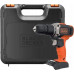 Black&Decker Akku-Schlagbohrschr. 18V 2x1.5Ah Kof BCD003C2K