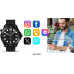 Smartwatch Veltori VT150-1 Black Pasek Silikonowy + Czarna Bransoleta