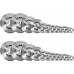 TOS SET TALERZY OLIMPIJSKICH STALOWYCH KALIBROWANYCH 2 x 0.25 - 25 KG (168 KG) HMS