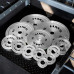 TOS SET TALERZY OLIMPIJSKICH STALOWYCH KALIBROWANYCH 2 x 0.25 - 25 KG (168 KG) HMS