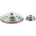 TOS SET TALERZY OLIMPIJSKICH STALOWYCH KALIBROWANYCH 2 x 0.25 - 25 KG (168 KG) HMS