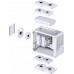 Jonsplus Z20 Micro-ATX z uchwytem White (Z20WHITE)