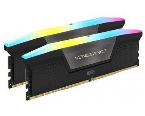 Corsair Vengeance RGB CMH64GX5M2B6000C38 moduł pamięci 64 GB 2 x 32 GB DDR5 6000 MHz