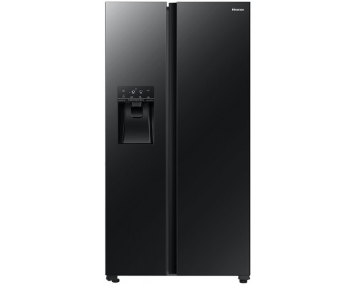 Hisense RS694N4GBE chłodziarko-zamrażarka otwierana obustronnie Wolnostojący 562 l E Black