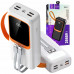 POWER BANK DENMEN BATERIA AWARYJNA 30000mAh BIAŁY DP31 USB + TYP-C