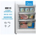 Midea Refrigerator | MERB276FGE02A | Energy efficiency class E | Free standing | Combi | Height 180 cm | No Frost system | Fridge net capacity 199 L | Freezer net capacity 71 L | 41 dB | Stainless steel