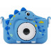 Aparat Cyfrow 48mp Kamera 1080p Dla Dziecka 5x Gry Mp3  Xrec X2 / Dinozaur Blue