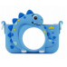Aparat Cyfrow 48mp Kamera 1080p Dla Dziecka 5x Gry Mp3  Xrec X2 / Dinozaur Blue