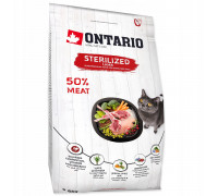 Ontario Cat Sterilised ėriena 2kg (Sterilizuotoms su ėriena)