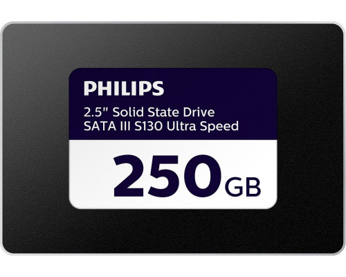 Philips Internal SSD       250GB 2.5  SATA III S130 Ultra Speed