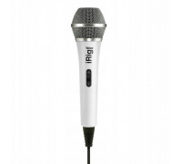 IK Multimedia iRig Voice, Stage/performance microphone, 100 - 15000 Hz, 3%, Unidirectional/Cardioid, Wired, White