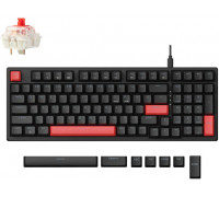 Keychron Lemokey X5 - US išdėstymas - Linear Raudona Switches (X5-A1) Mechaninė Žaidimų Klaviatūra