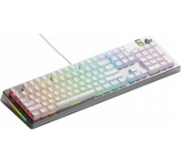 Glorious GMMK 3 Pro 100 % Custom  do gier - Pre-Built, ANSI (US), Fox Switches, srebrny