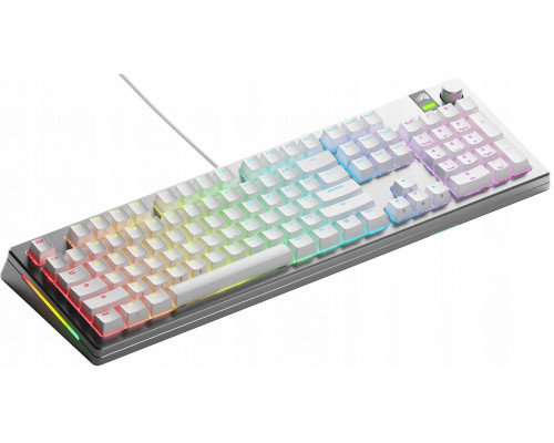 Glorious GMMK 3 Pro 100 % Custom  do gier - Pre-Built, ANSI (US), Fox Switches, srebrny