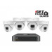 iGET HOMEGUARD HGNVK84804 - kamerowy PoE set 2K NVR 8CH + 4x zewnętrzna kamera z dźwiękiem