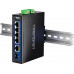 TRENDnet 6-Port Industr. 2.5G DIN-Rail Switch with 10G Ports