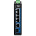 TRENDnet 6-Port Industr. 2.5G DIN-Rail Switch with 10G Ports