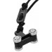 HULA HOP KOMPLEKTS HHW02 MELNS AR IZCIĻŅIEM UN SLODZI HMS + JOSTA BR163 SARKANS