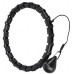 HULA HOP KOMPLEKTS HHW02 MELNS AR IZCIĻŅIEM UN SLODZI HMS + JOSTA BR163 SARKANS