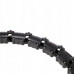 HULA HOP KOMPLEKTS HHW02 MELNS AR IZCIĻŅIEM UN SLODZI HMS + JOSTA BR163 SARKANS