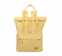 American Tourister Urban Groove Pastels Roll Top Backpack Pastel Yellow