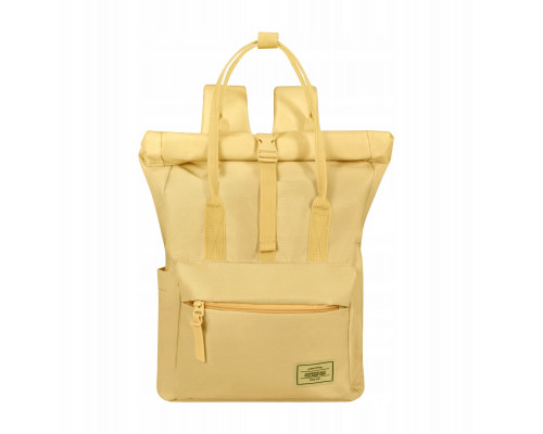 American Tourister Urban Groove Pastels Roll Top Backpack Pastel Yellow