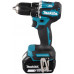 Makita DDF487RFE3 wkrętak zasilany/zakrętark udarowy 1700 RPM Czarny, Niebieski, Stal