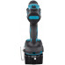 Makita DDF487RFE3 wkrętak zasilany/zakrętark udarowy 1700 RPM Czarny, Niebieski, Stal