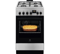 Electrolux 500 SurroundCook 57 L width 50 cm stainless steel - Electric cooker with gas hob