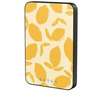 BURGA Magnetic Power Bank 5,000mAh Lemon Tart gunmetal