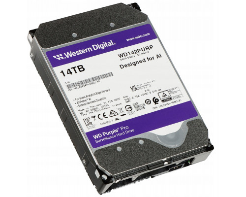 DYSK DO REJESTRATORA HDD-WD142PURP 14TB 24/7 WESTERN DIGITAL