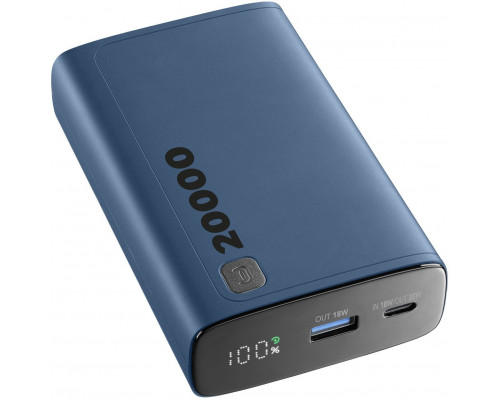 Cellularline 8018080484629 Litowo-jonowa (Li-Ion) 20000 mAh Blue