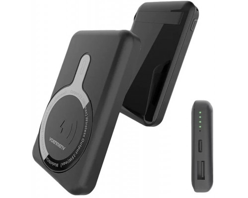 Denmen PD+ MagSafe 10000mAh 15W Bezprzewodowy Black