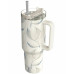 Quokka Stream -   of steel stainlessj 1200 ml with a straw (Cotton)