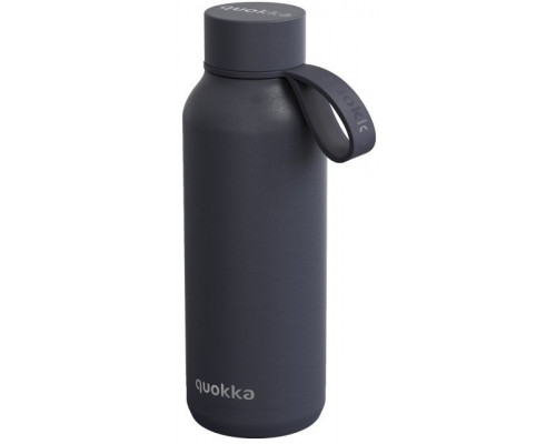 Quokka Solid With Strap - of steel stainlessj 510 ml with belt (Slate)