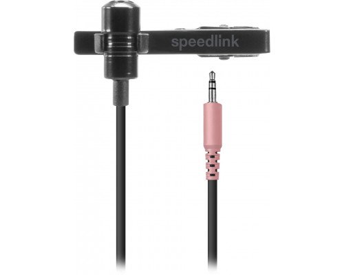 Speedlink SPES. zum Anstecken. Metalclip. schwarz retail