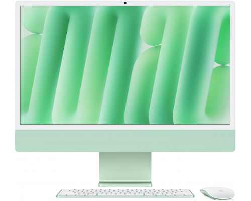 iMac24" Green/M4-10C-CPU,10C-GPU/24GB/512GB SSD/Key-ID-Deutsch/MM2/1GB Ethernet