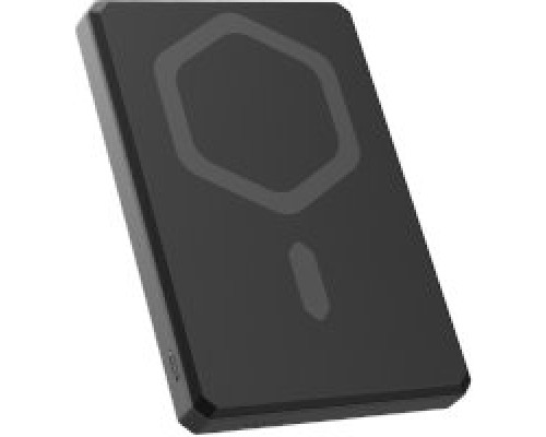 UAG Ultra Slim 5K - powerbank 5000 mAh z podstawką, ładowanie bezprzewodowe 10W, kompatybilny z MagSafe, cable w zestawie (black/gray)