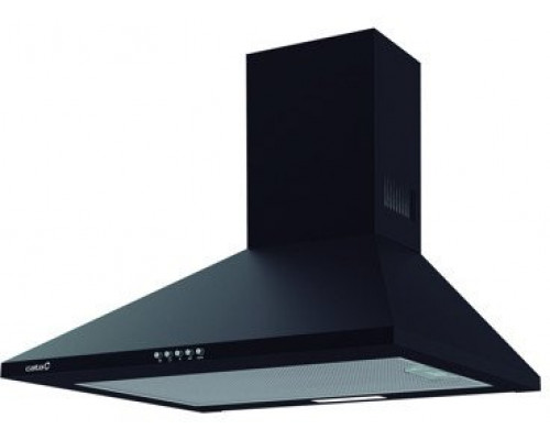 CATA | Hood | OMEGA 600 BK | Wall mounted | Energy efficiency class C | Plotis 60 cm | 645 m³/h | Mechanical | LED | Juodas