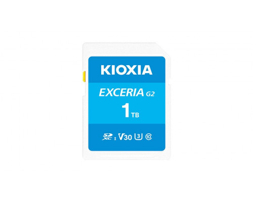 SD  Kioxia Exceria G2 SDXC 1 TB Class 10 UHS-I/U3 V30 (LNEX2L001TG4)