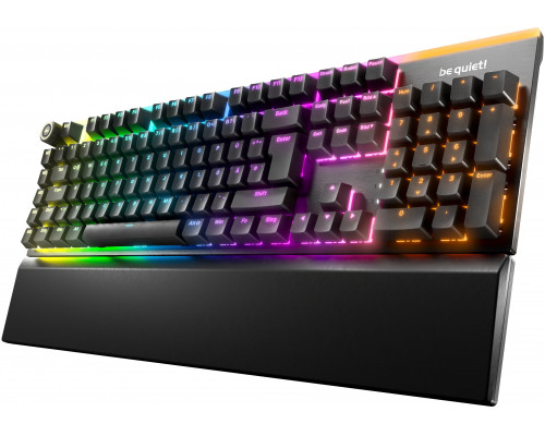 be quiet! Light Mount Silent Gaming Tastatur, RGB - be quiet! Silent Linear Switches, schwarz