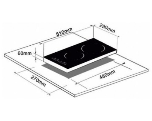 Built-in hob Starkke PR302B1