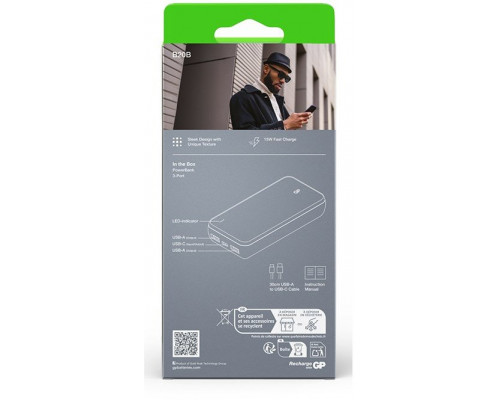 GP PowerBank B+ Serie 20000 mAh schwarz